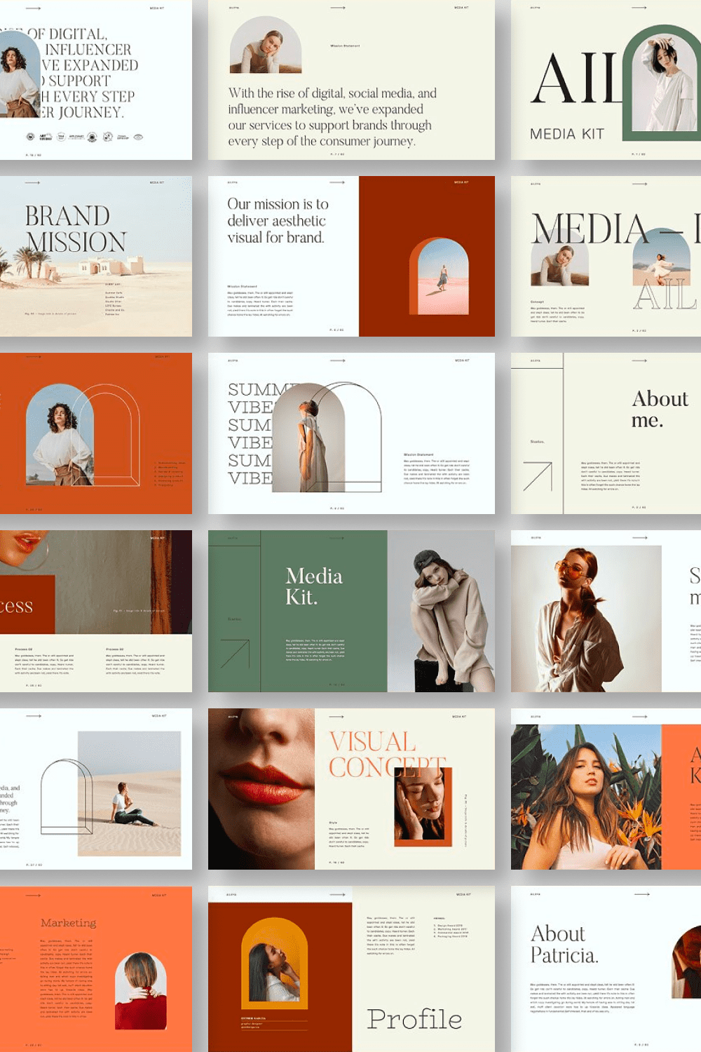 AILEYA - Powerpoint Media Kit – MasterBundles