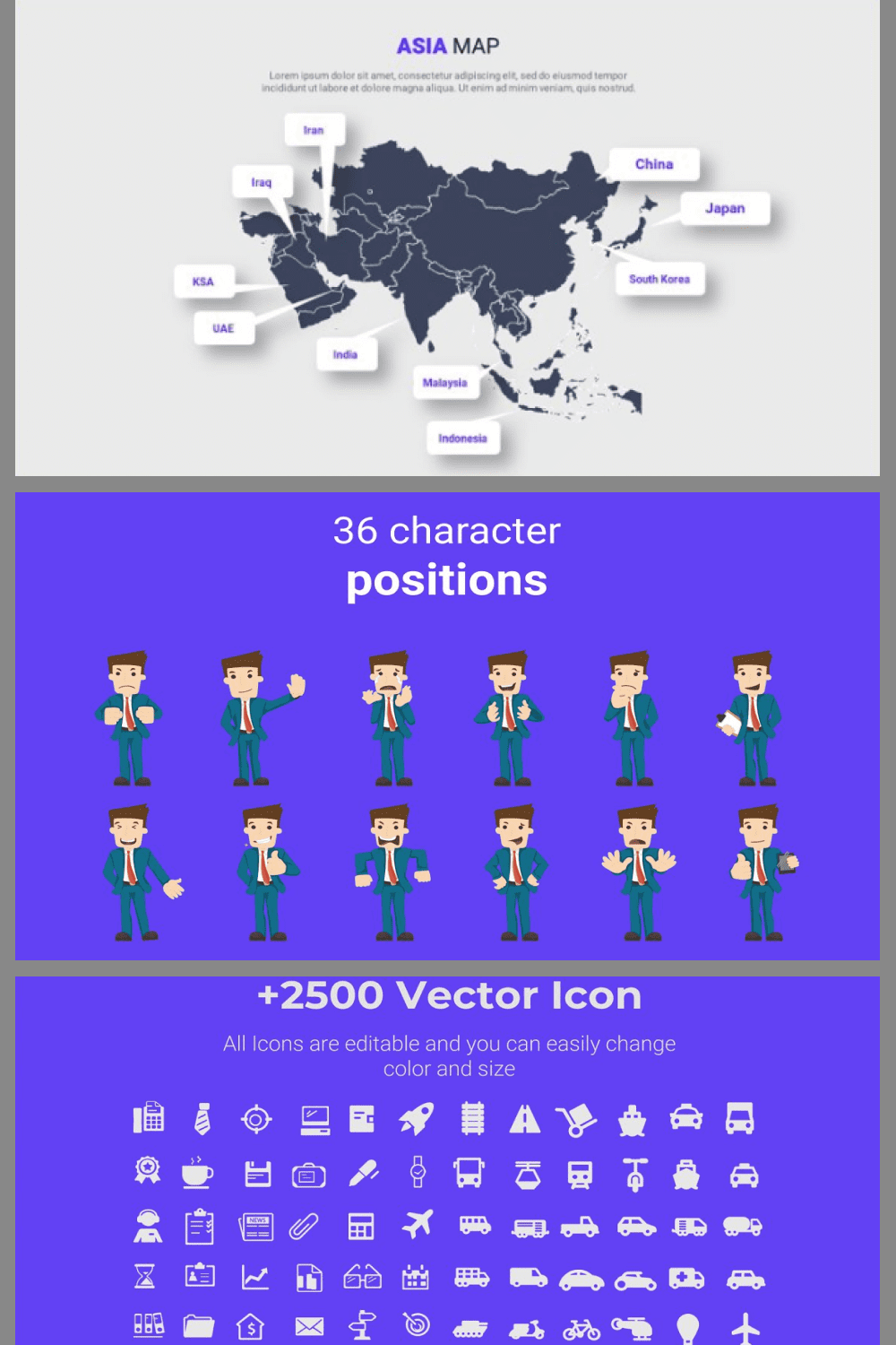 Asia Maps PPTX Presentation Template – MasterBundles