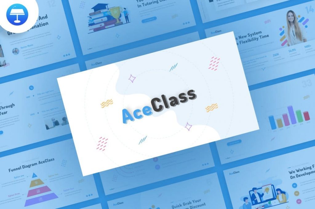 Cover for AceClass Education Keynote Template.