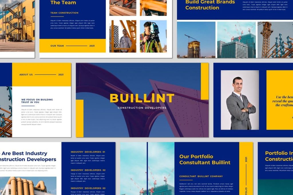 Preview slides BUILLINT Keynote Template.