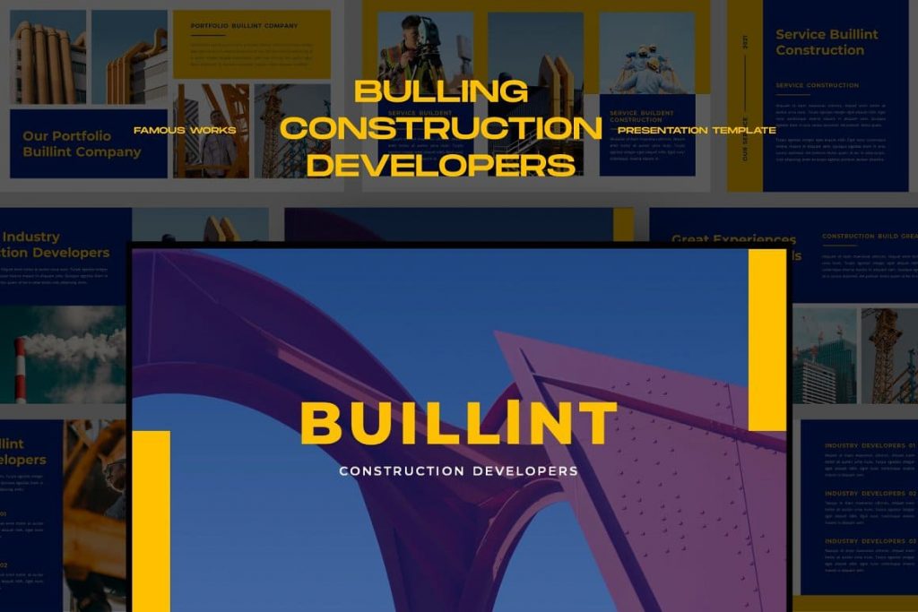 Construction Developers BUILLINT Keynote Template.