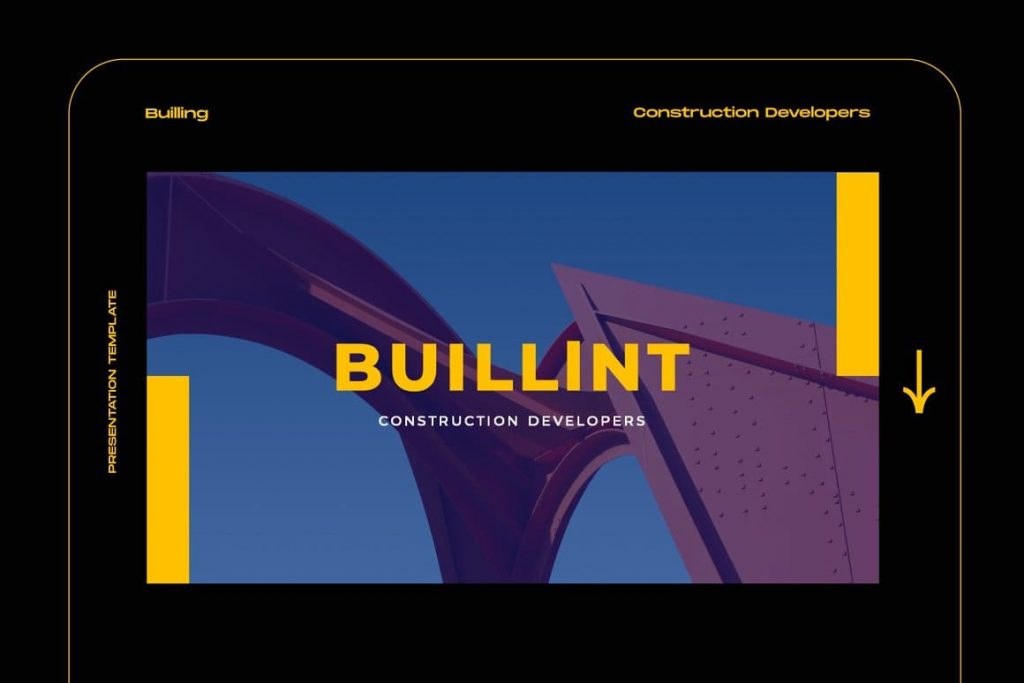 Easy to Customize BUILLINT Keynote Template.