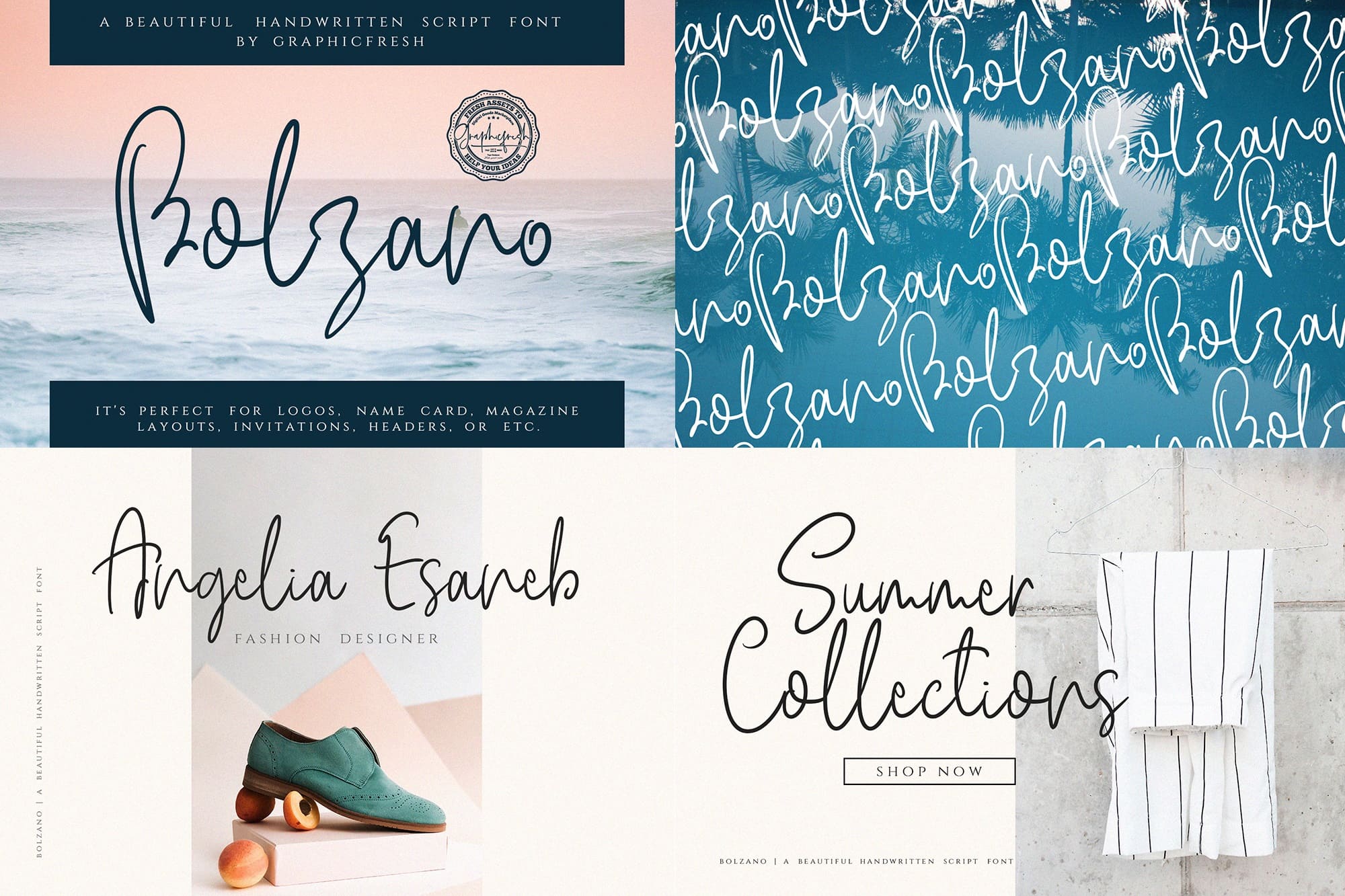 Bolzano - A Beautiful Script Font.