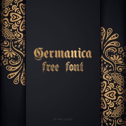 Free Germanic Font Main Cover Collage Image by MasterBundles.