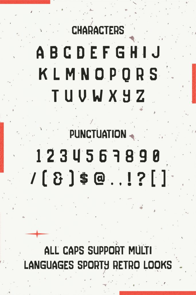 Free Jersey Font Characters Punctuation Pinterest Preview.