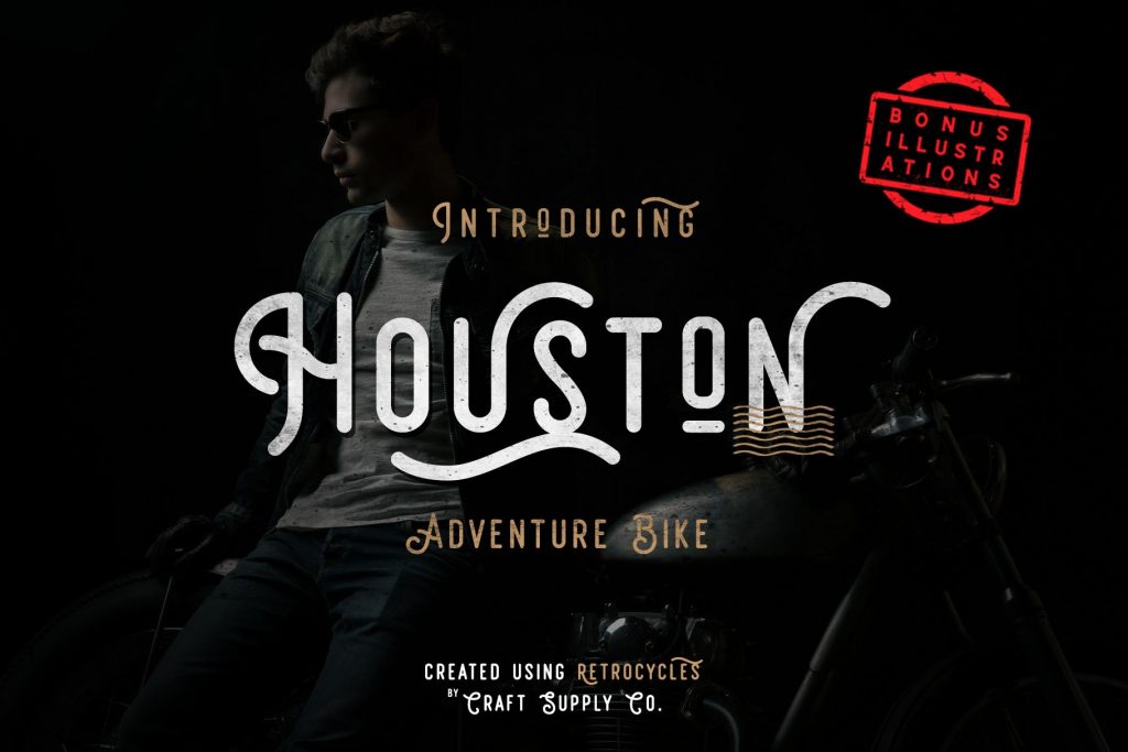 Retrocycles Font Facebook Preview.