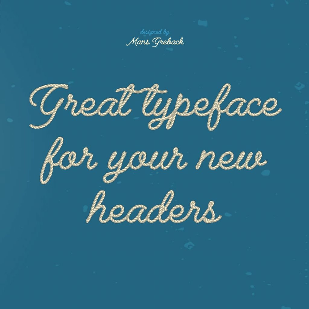 Rope Font Free