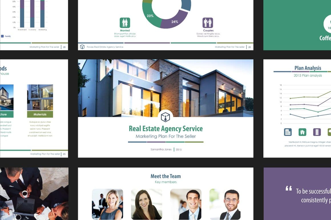Real Estate PowerPoint Template V.1 – MasterBundles