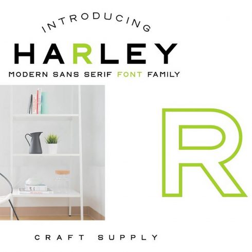 CS Harley Font Family outline cover image.