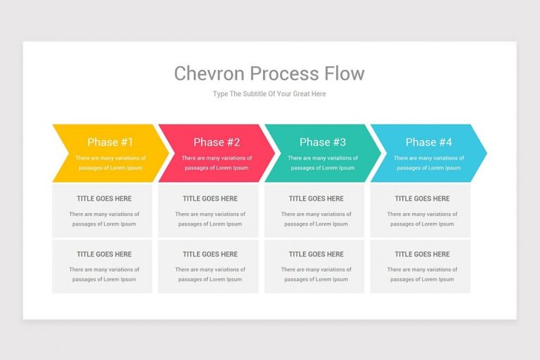 Chevron Process Flow PowerPoint – MasterBundles
