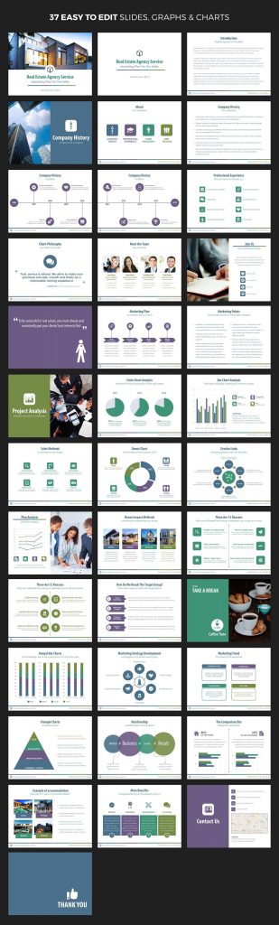 Real Estate PowerPoint Template V.1 – MasterBundles