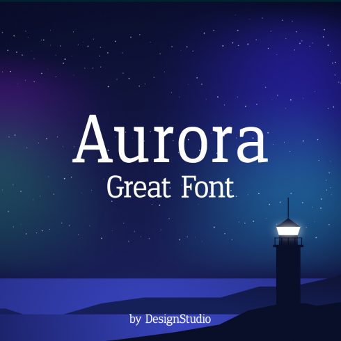 Aurora Monospaced Serif Font cover image.