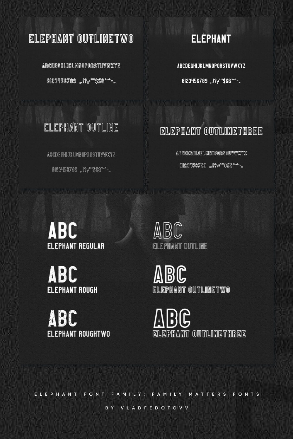 Elephant Font Family: Family Matters Fonts- 50% | Master Bundles