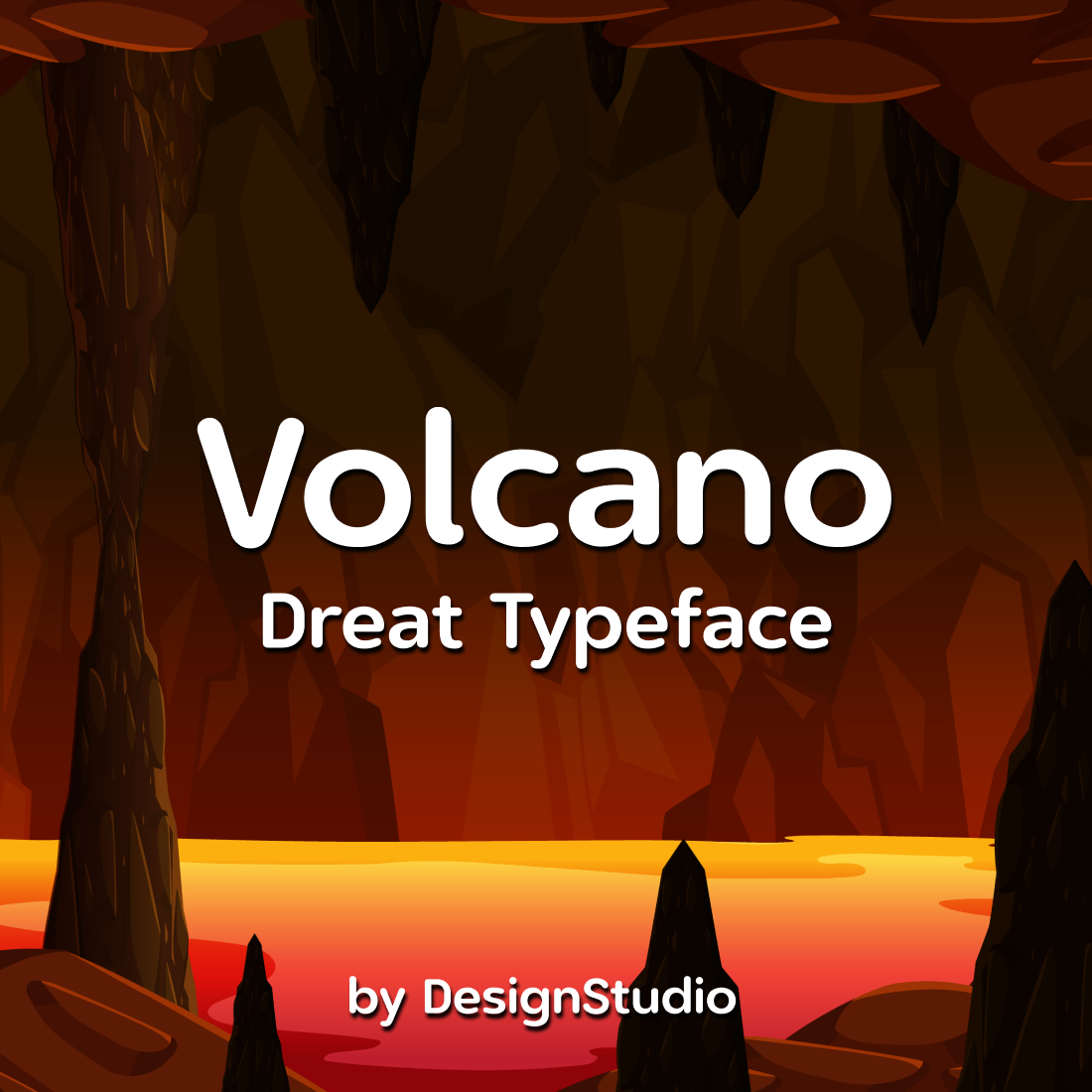 Volcano Monospaced Sans Serif Font cover image.