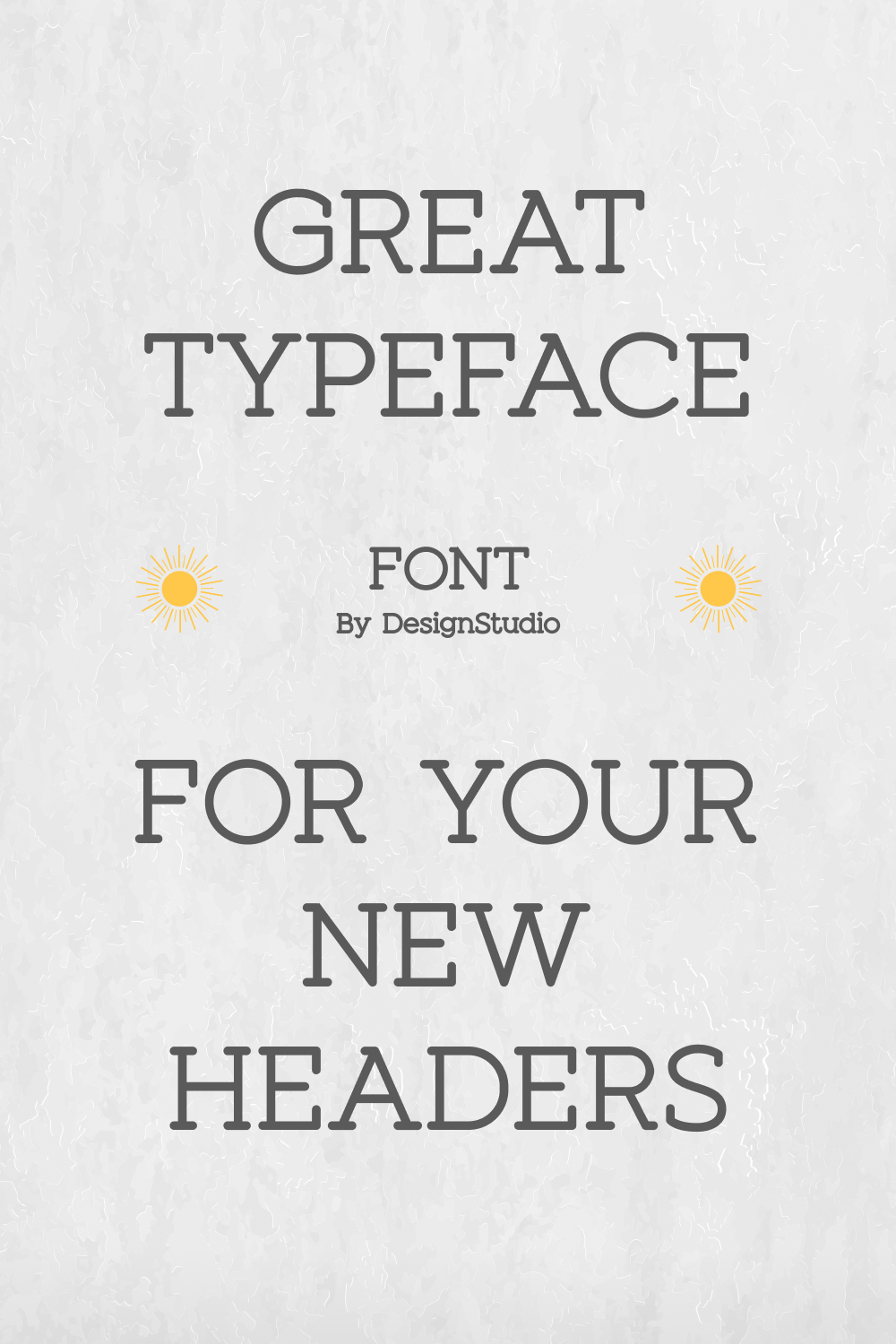  Sunshine Slab Sans Serif Font Add a little sun to your project.