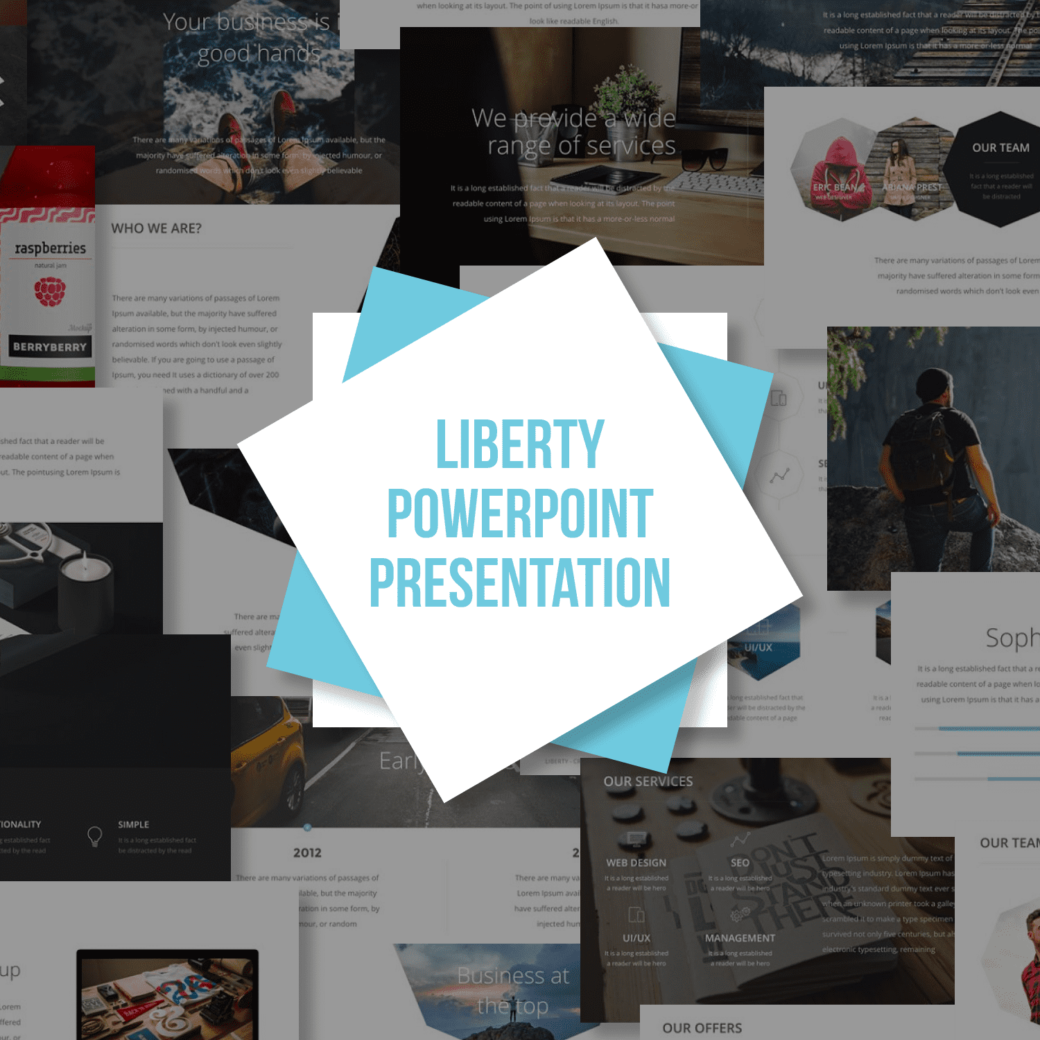 Liberty PowerPoint Presentation by MasterBundles.