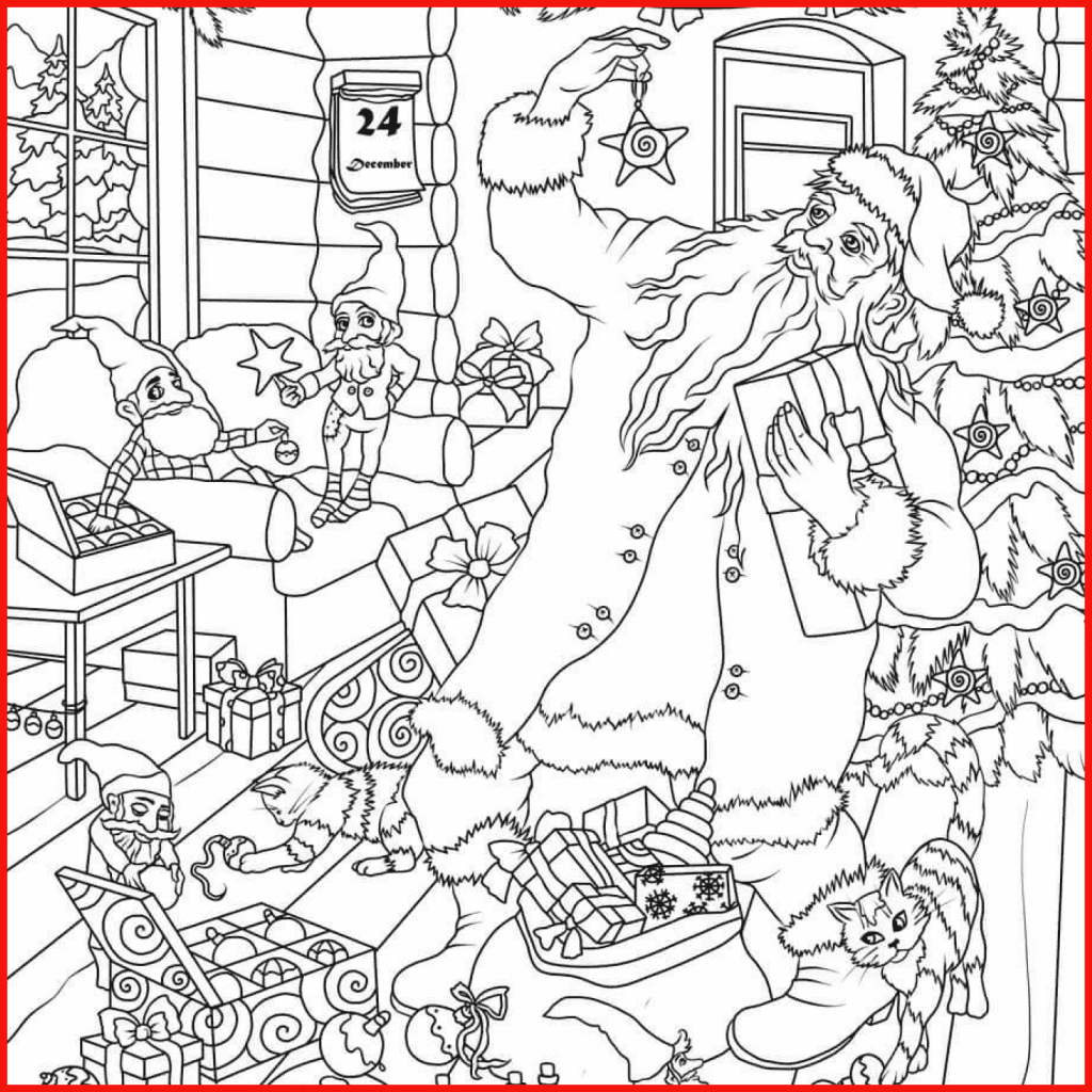 36+ Free Christmas Coloring Pages for 2024 - MasterBundles