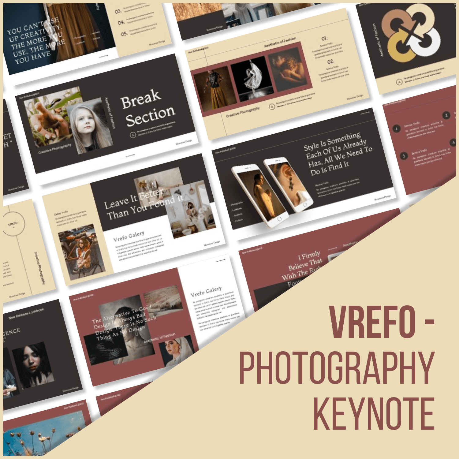 Vrefo - Photography Keynote by MasterBundles.