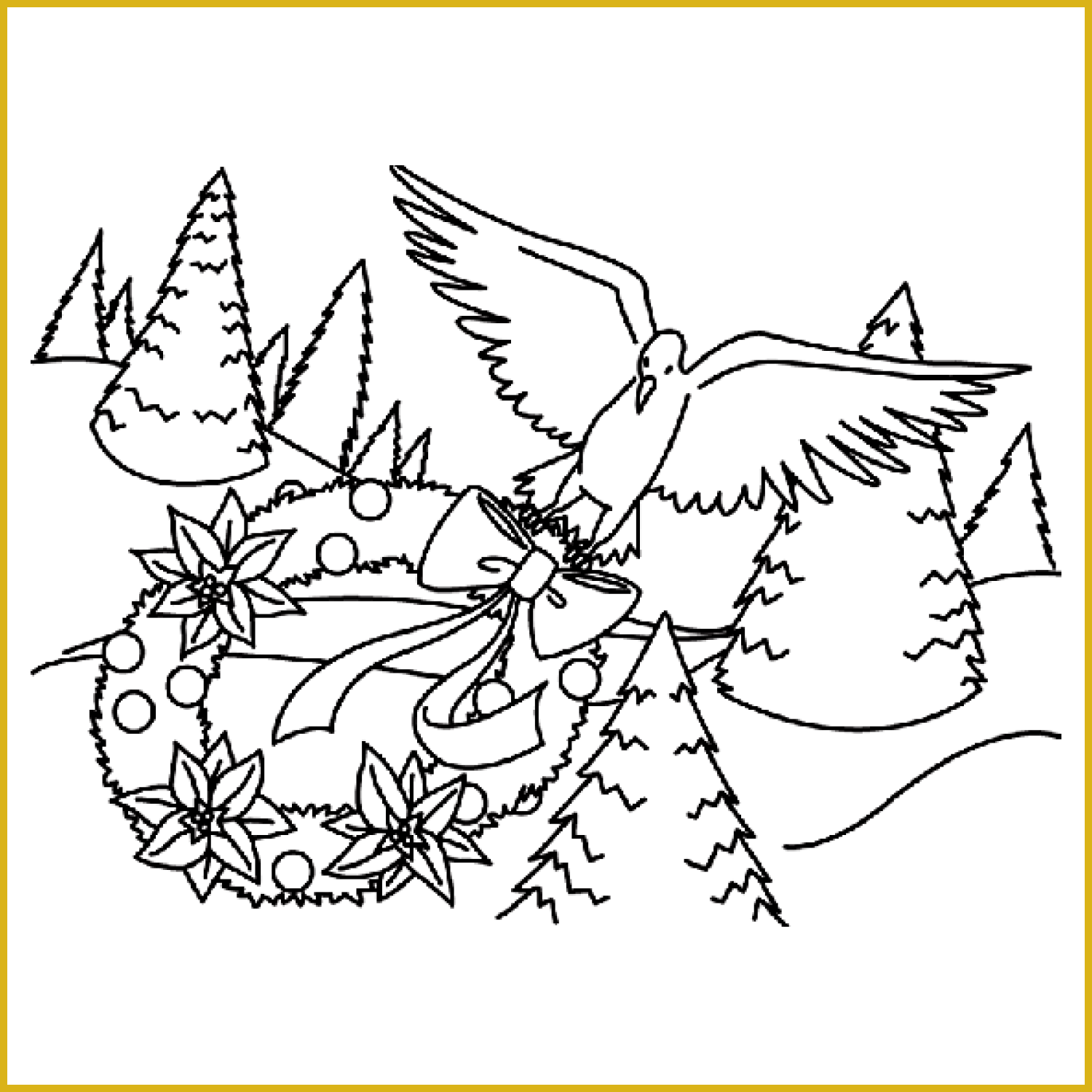 winter warmth coloring page cover image.