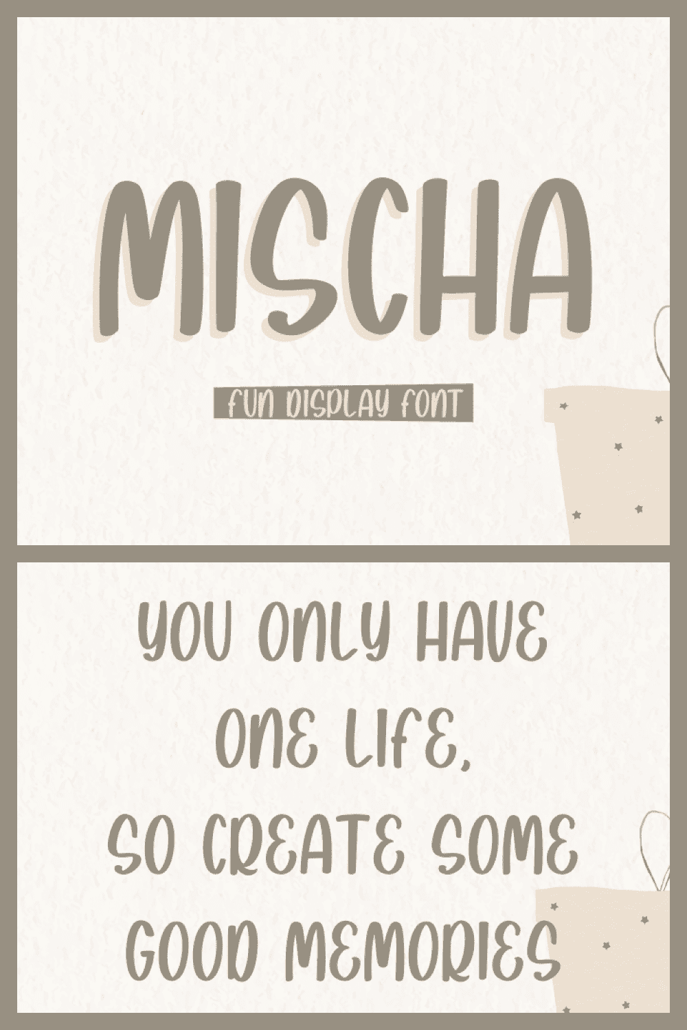 100 Mischa – Fun Display Font