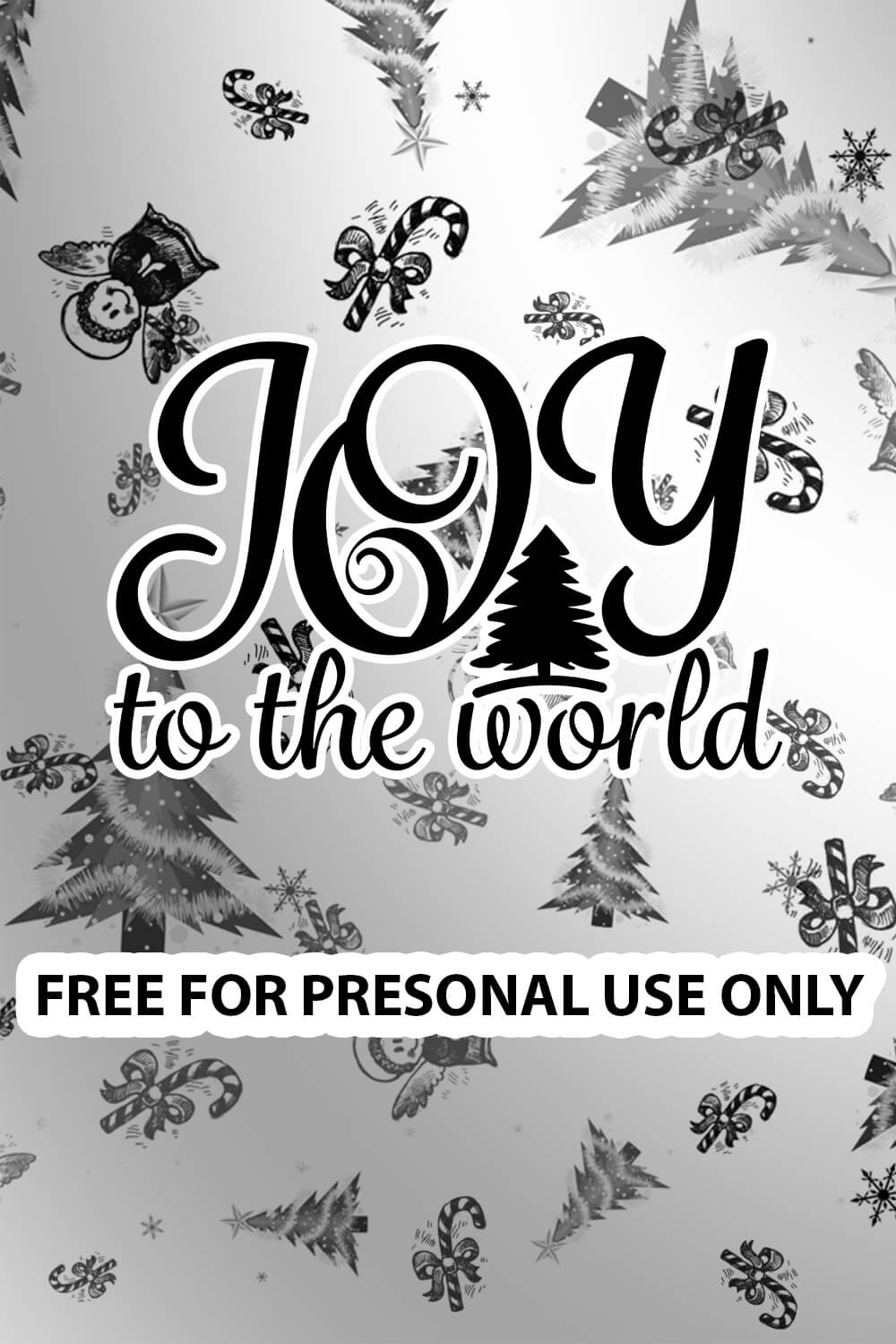 Joy to the world free SVG files pinterest image.