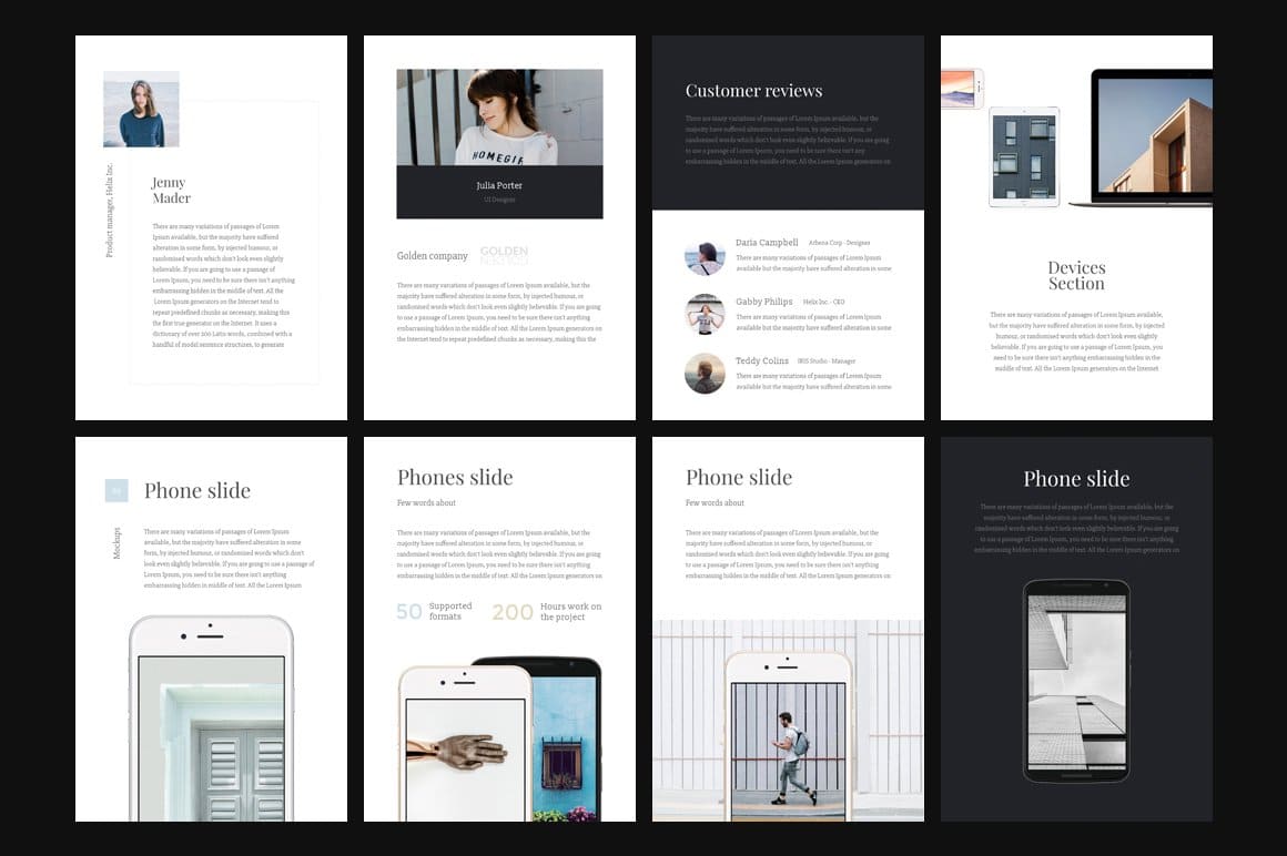A4 | Focus Keynote Template – MasterBundles