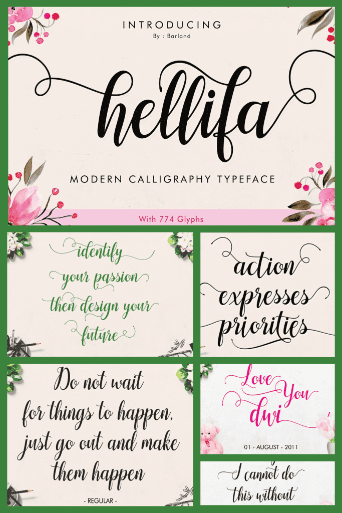 Hellifa Script with a Handmade Calligraphy Style – MasterBundles