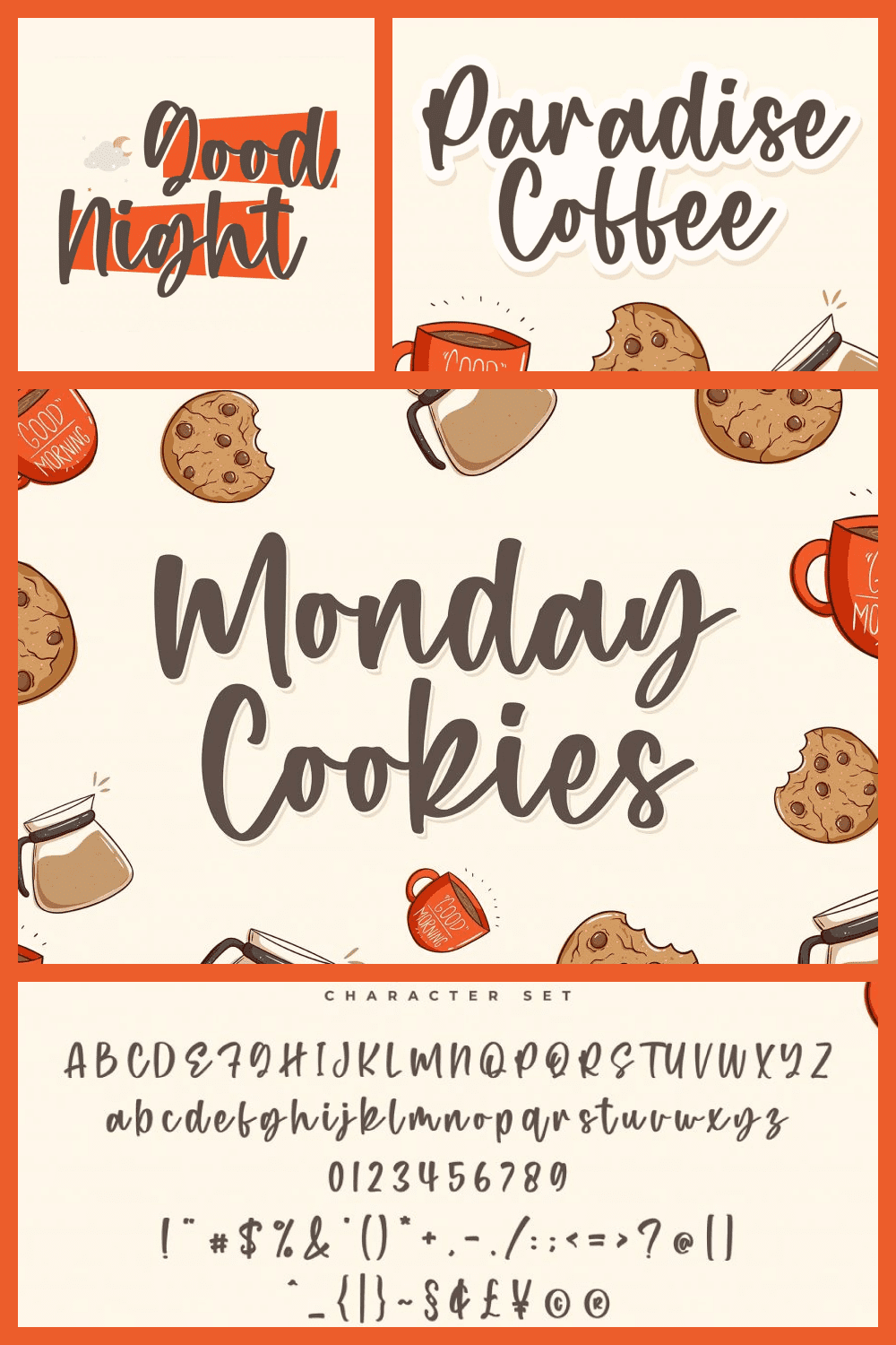 134 Monday Cookies – A Handwritten Script Font