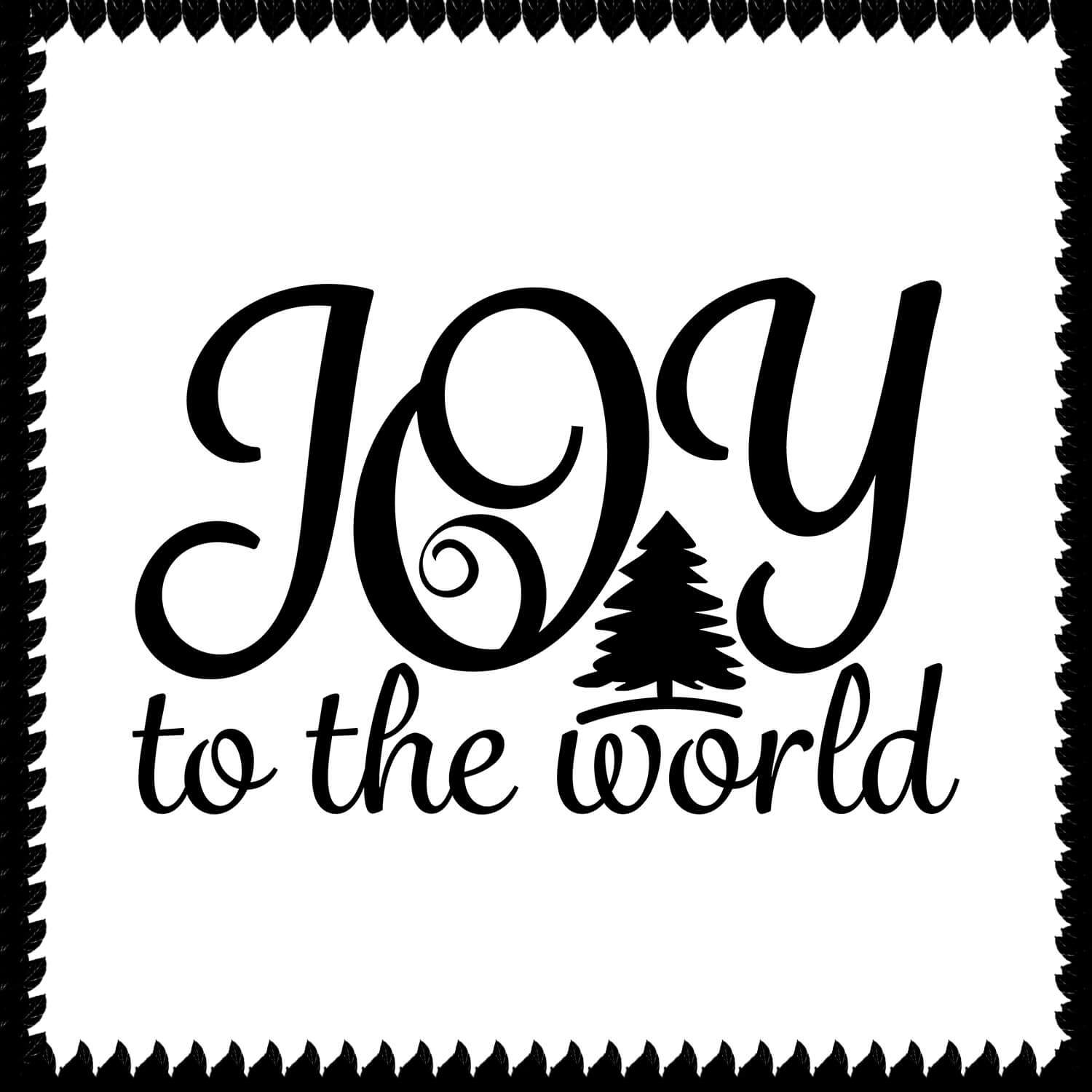 Joy to the world free SVG files cover image.
