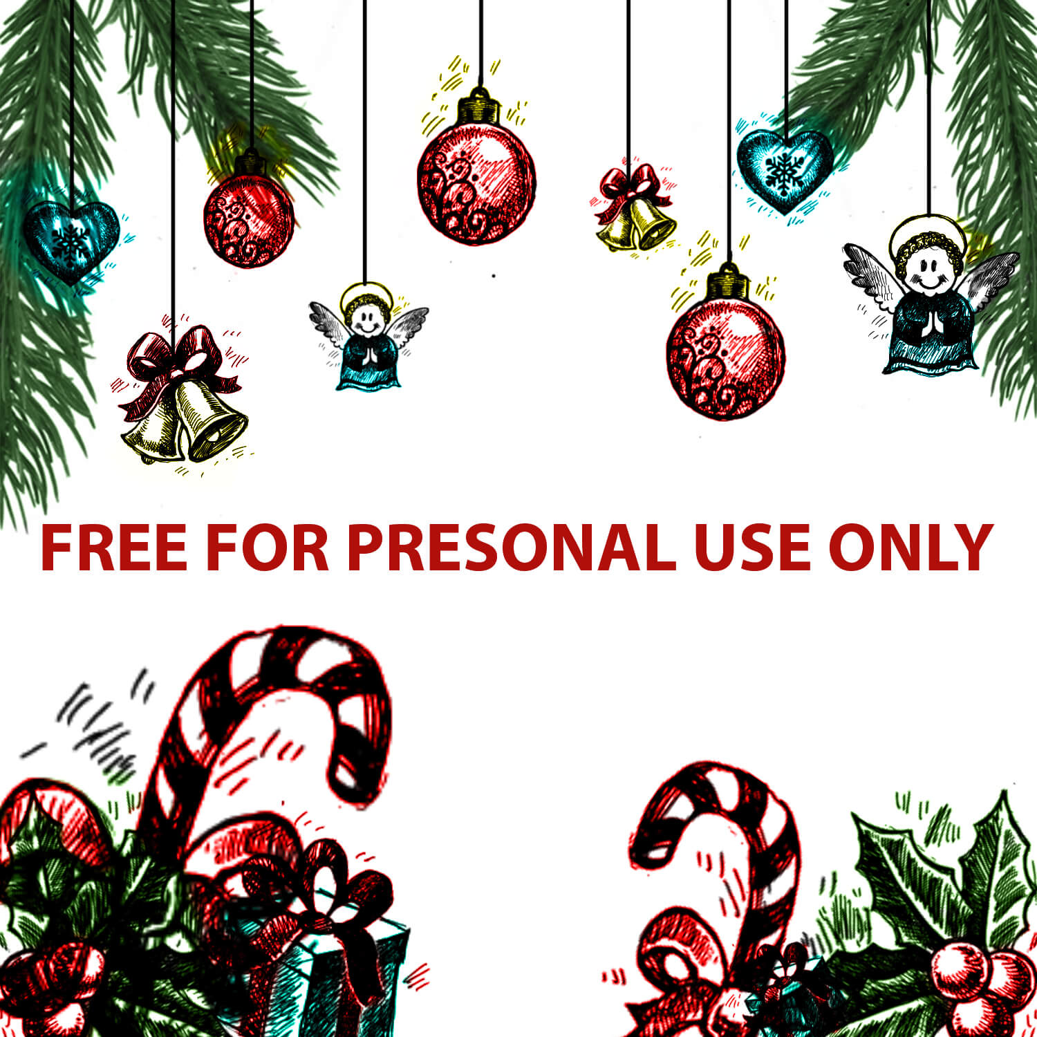 Merry Christmas pick up truck tree free SVG files preview image.