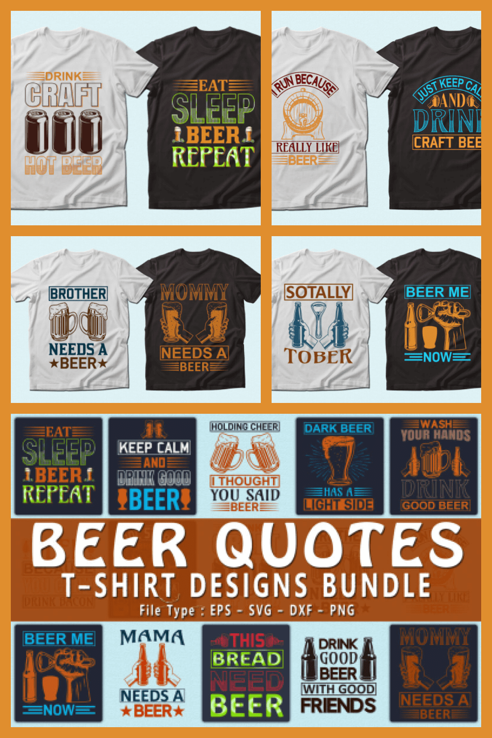 162 20 Beer Quotes T shirt Designs Bundle