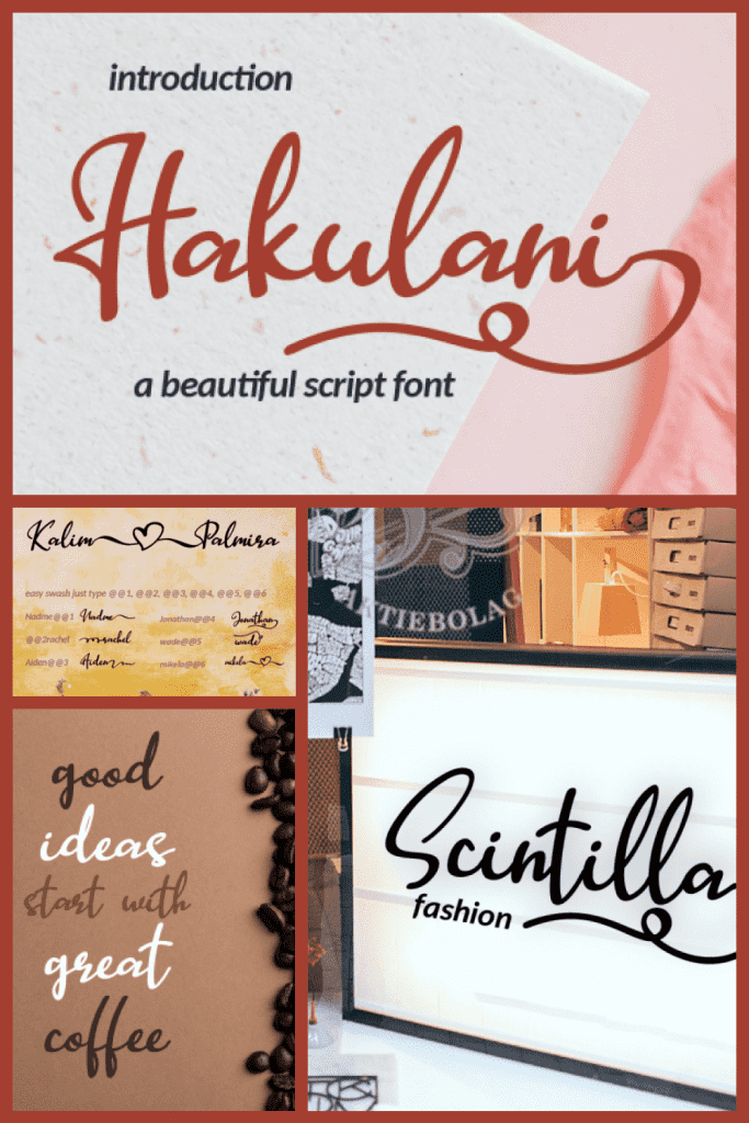 Hakulani Script Font Masterbundles