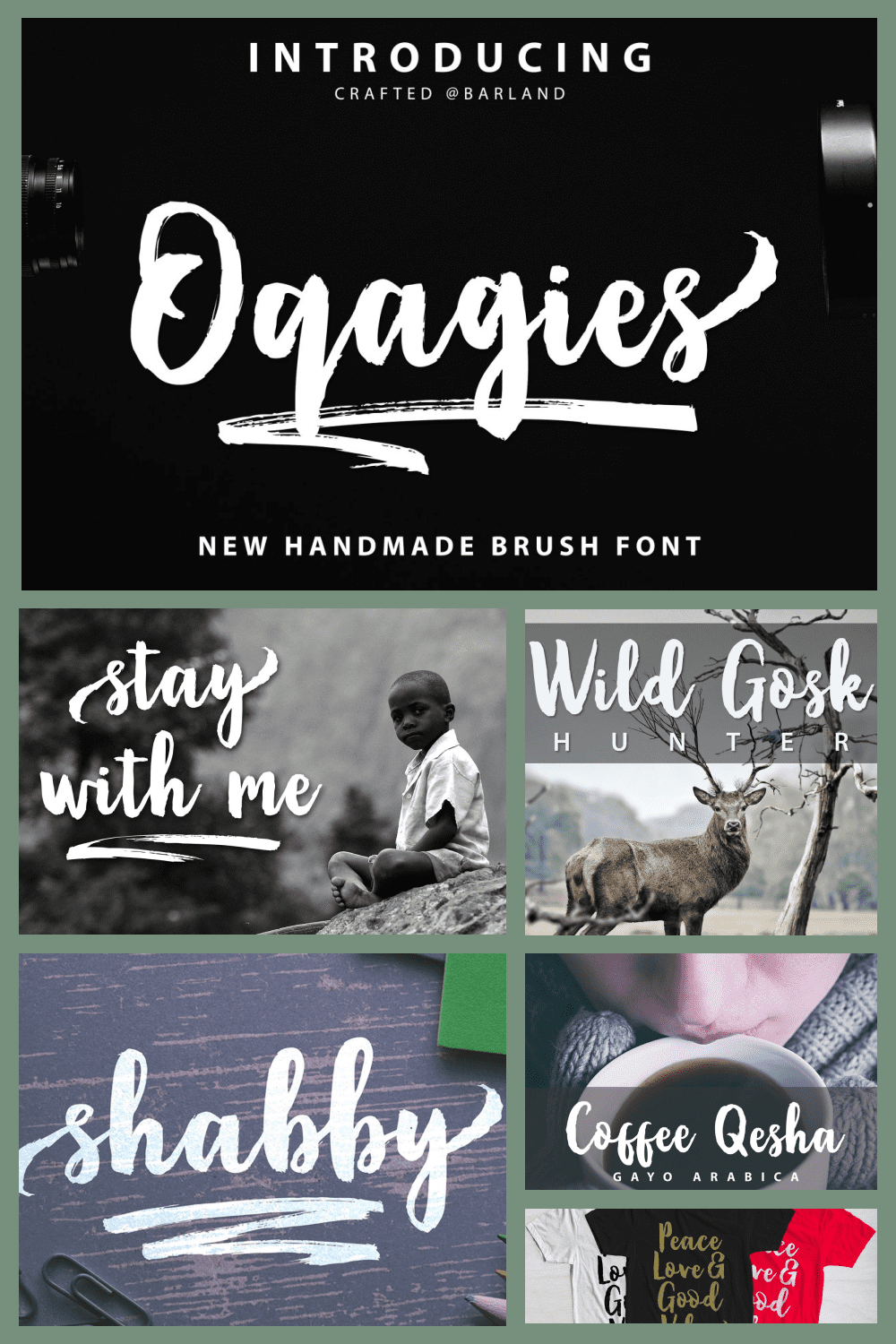 Oqagies Brush + Bonus - MasterBundles - Pinterest Collage Image.