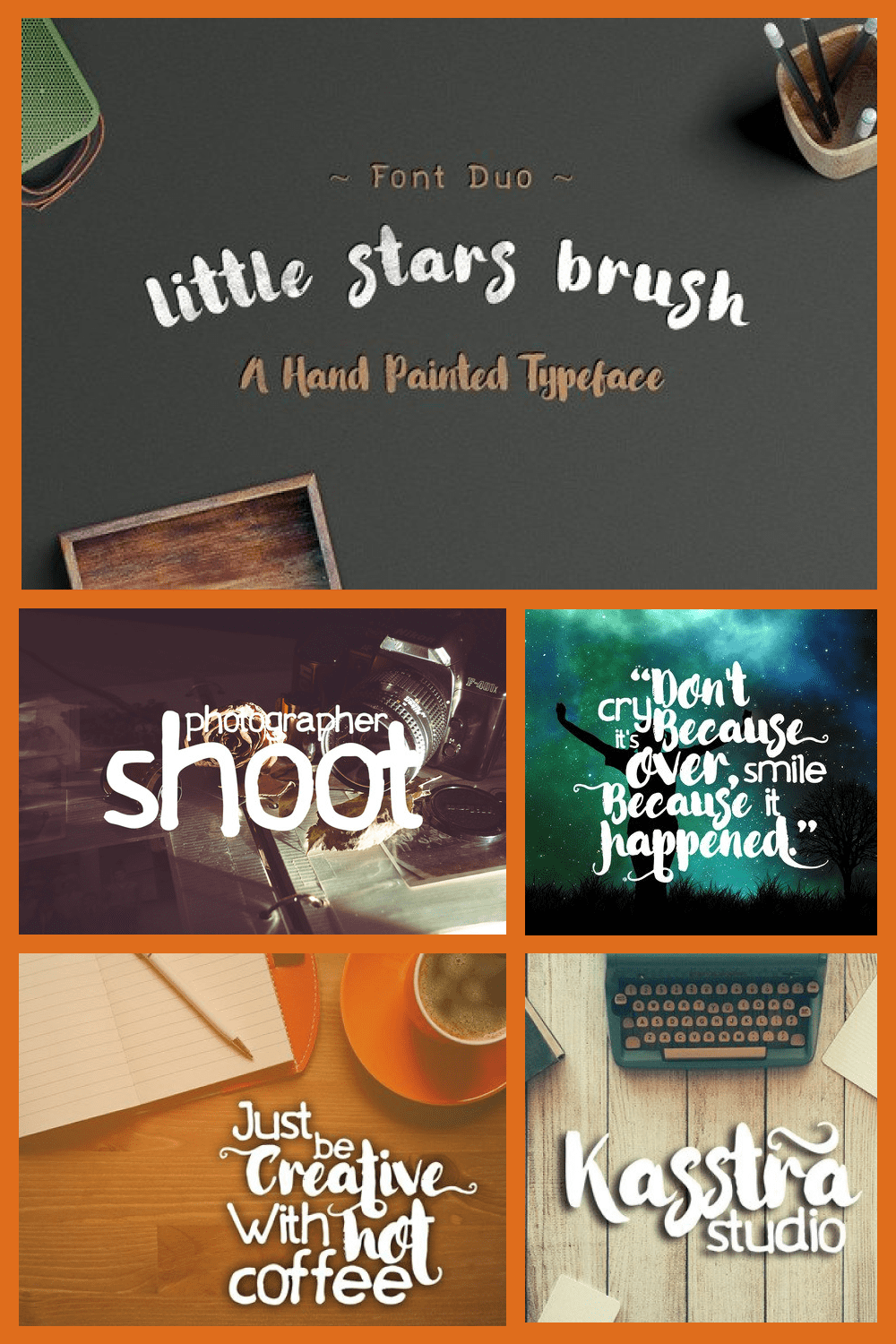 183 Little Stars Brush Font