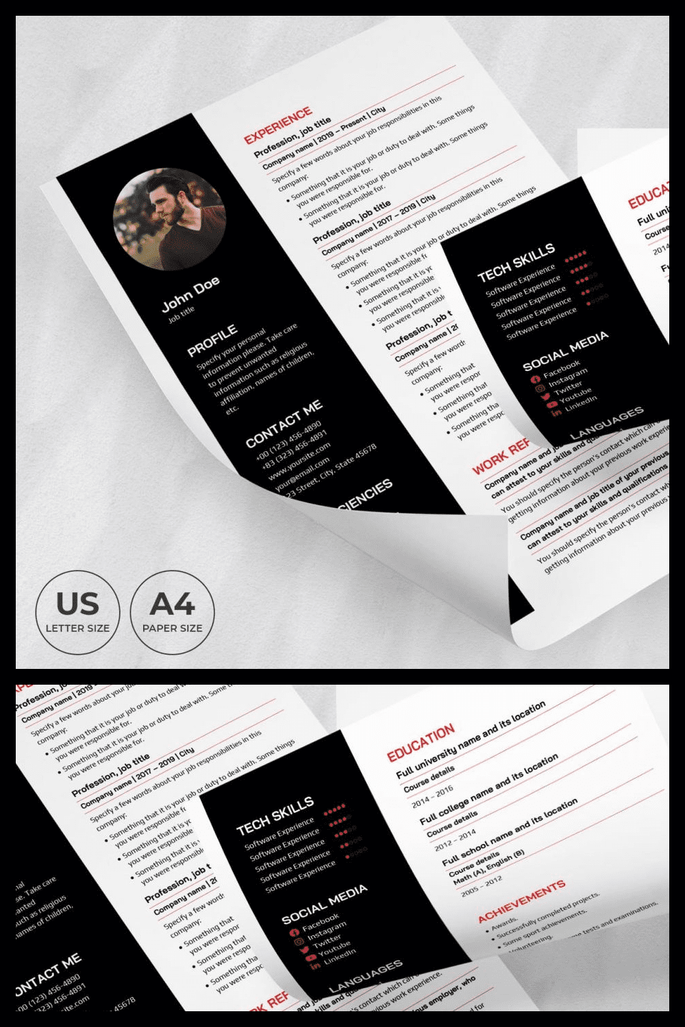 23 Personal Trainer CV Resume Template