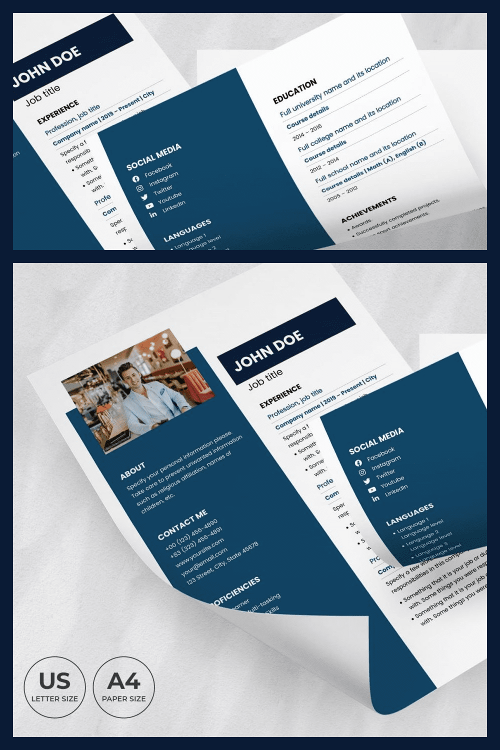 44 Law Firm CV Resume Template