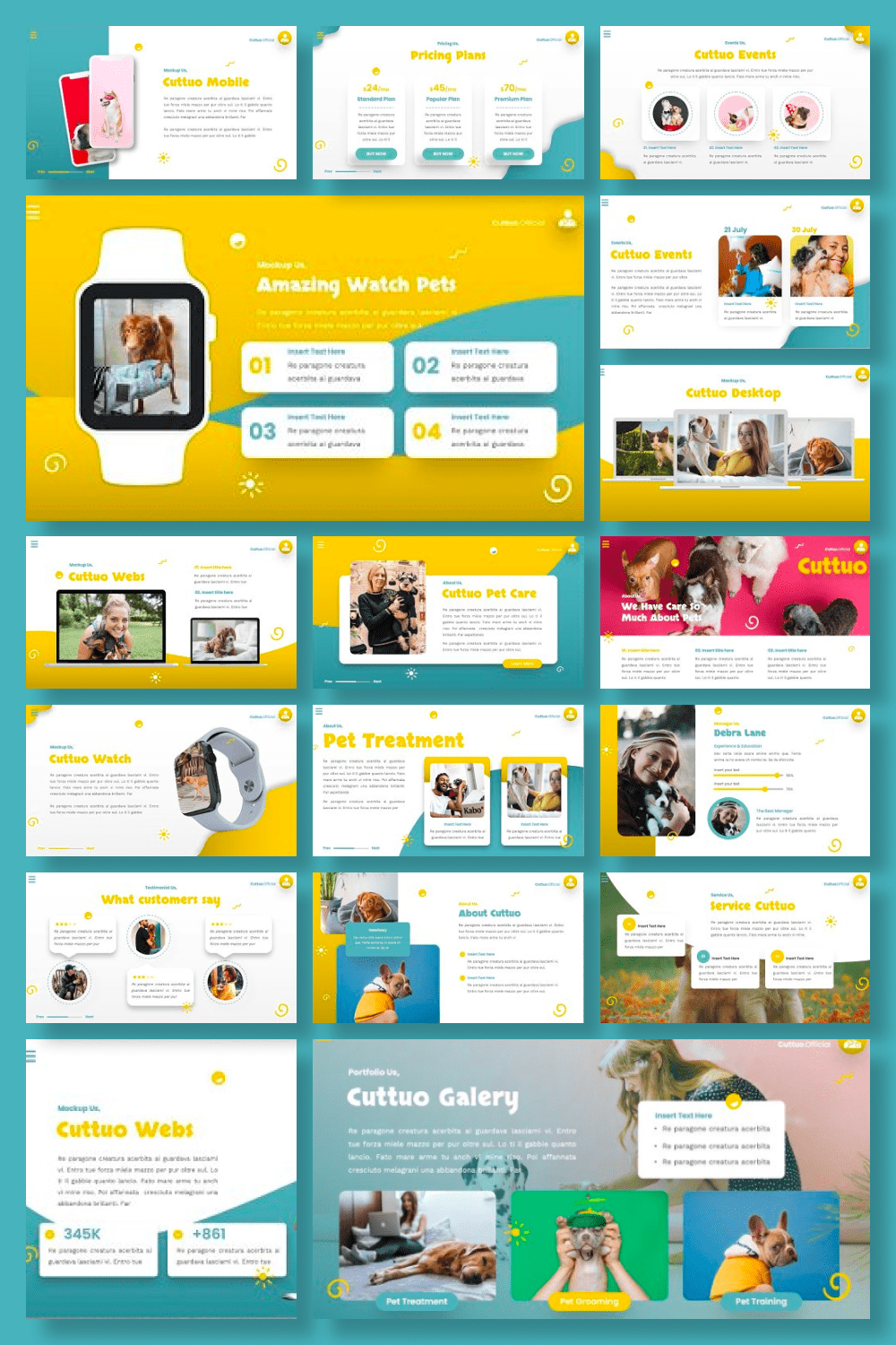 Cuttuo - Pets Care Google Slides Theme – MasterBundles