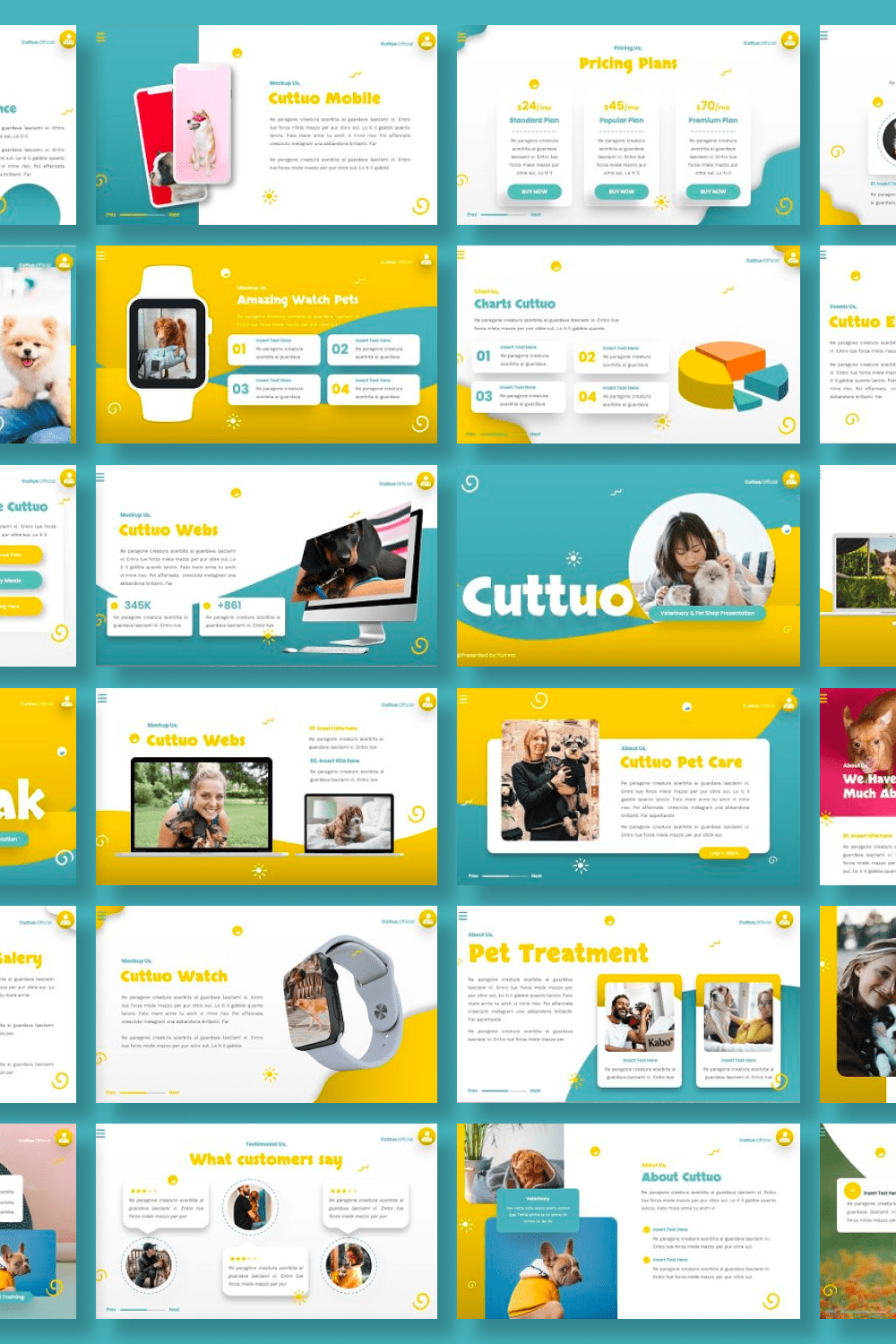 Cuttuo - Pets Care Google Slides Theme – MasterBundles
