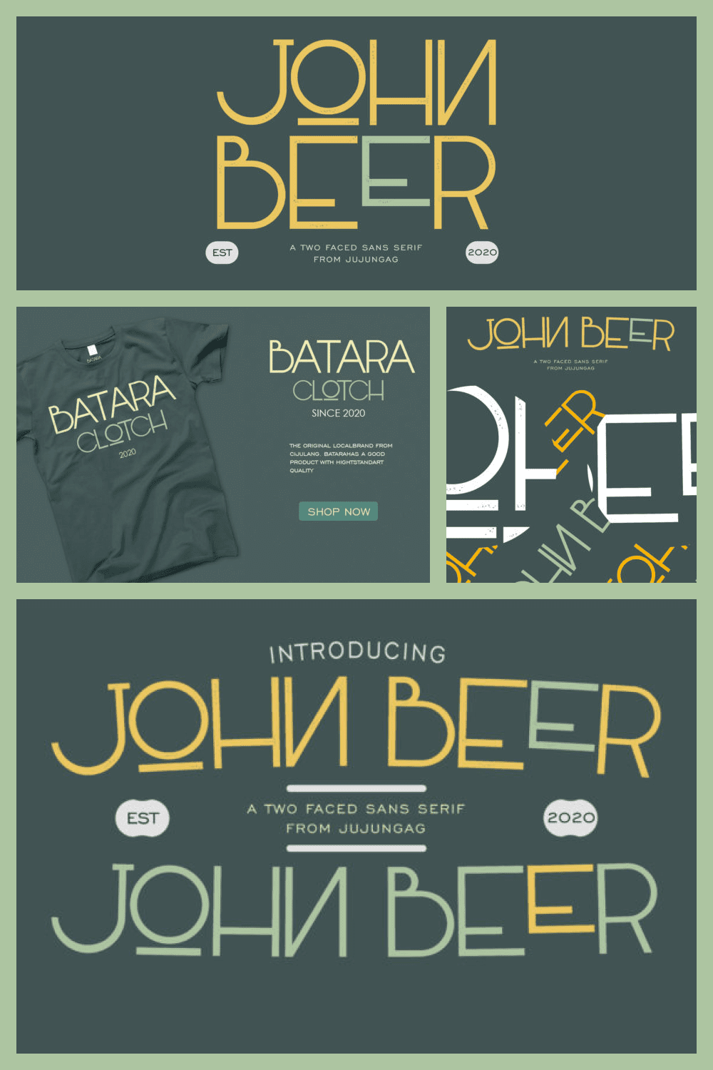 72 John Beer Minimal Font