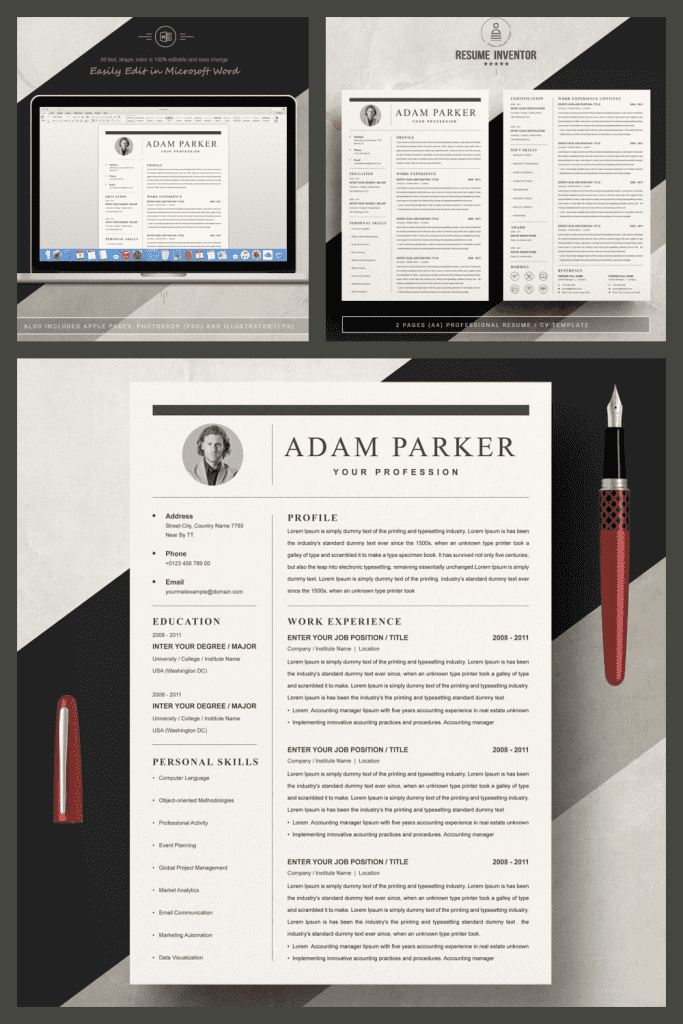 Web Developer Resume Template – MasterBundles