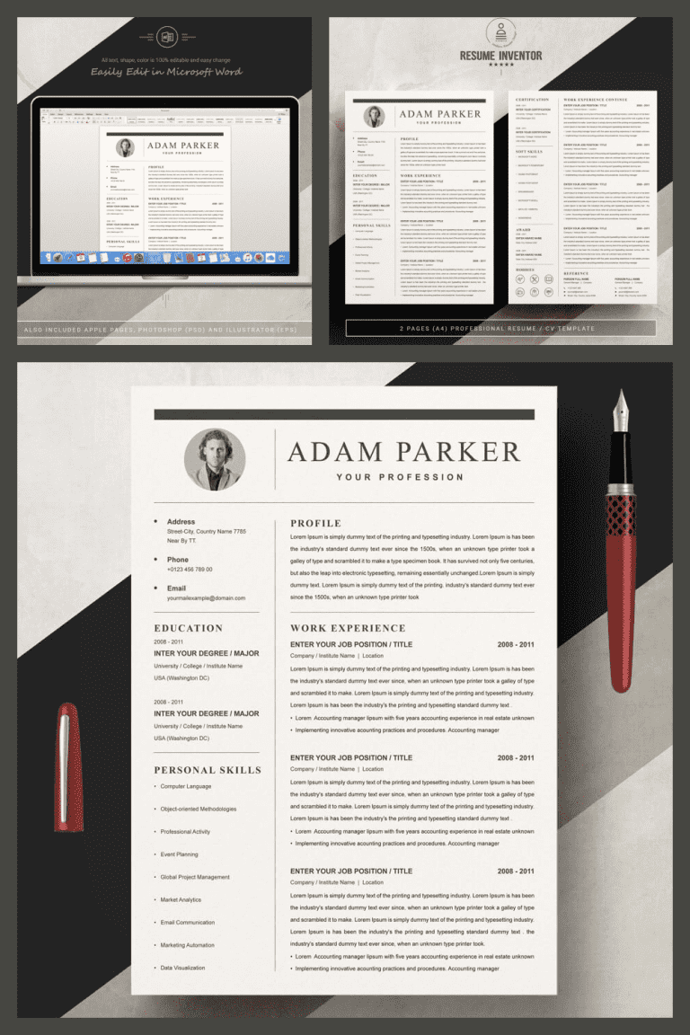 Web Developer Resume Template – MasterBundles