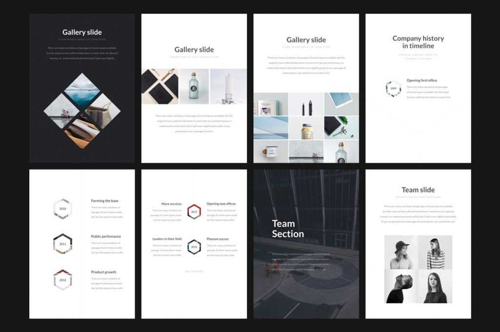 Introduce slides to the Clarity Vertical PowerPoint Template team.