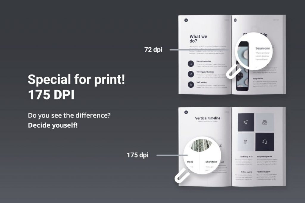 Ready for print A4 Desire PowerPoint Template.