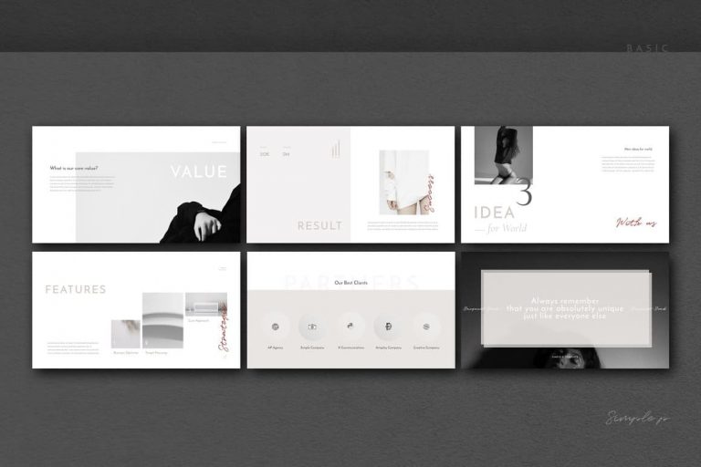 Basic PowerPoint Template – MasterBundles