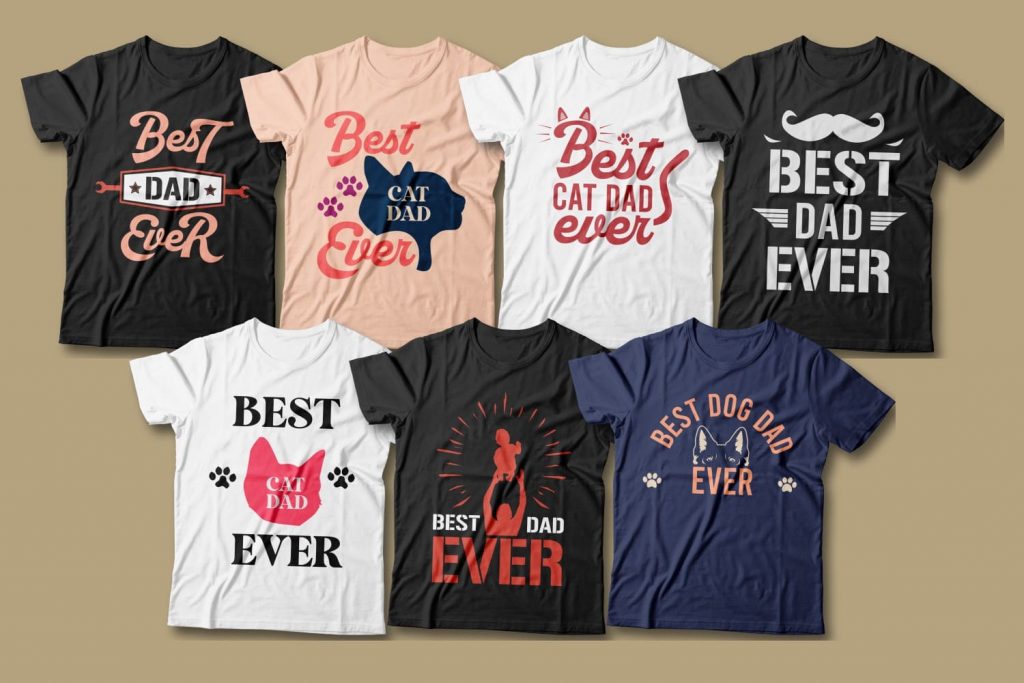 15 Best Dad Ever T-Shirt Designs – MasterBundles