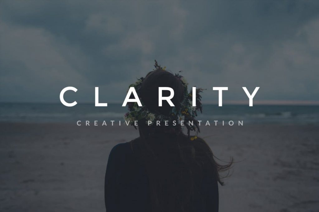 Cover for Clarity PowerPoint Template.