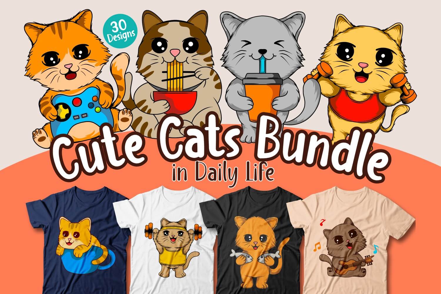 Cute Cats bundle Cover