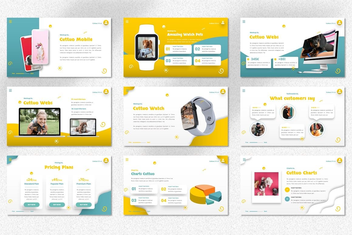 Cuttuo - Pets Care Google Slides Theme – MasterBundles
