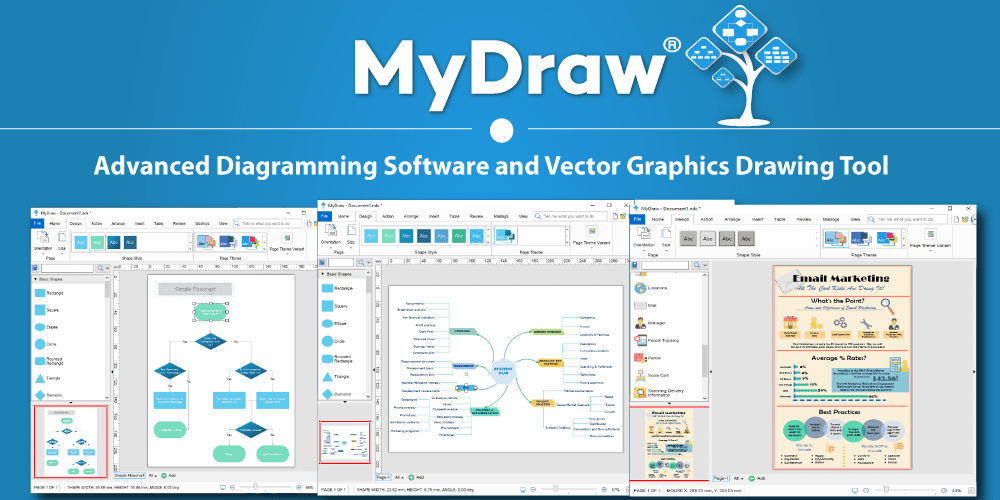 MyDraw Deal: Create Professional Diagrams with 50% OFF facebook image.