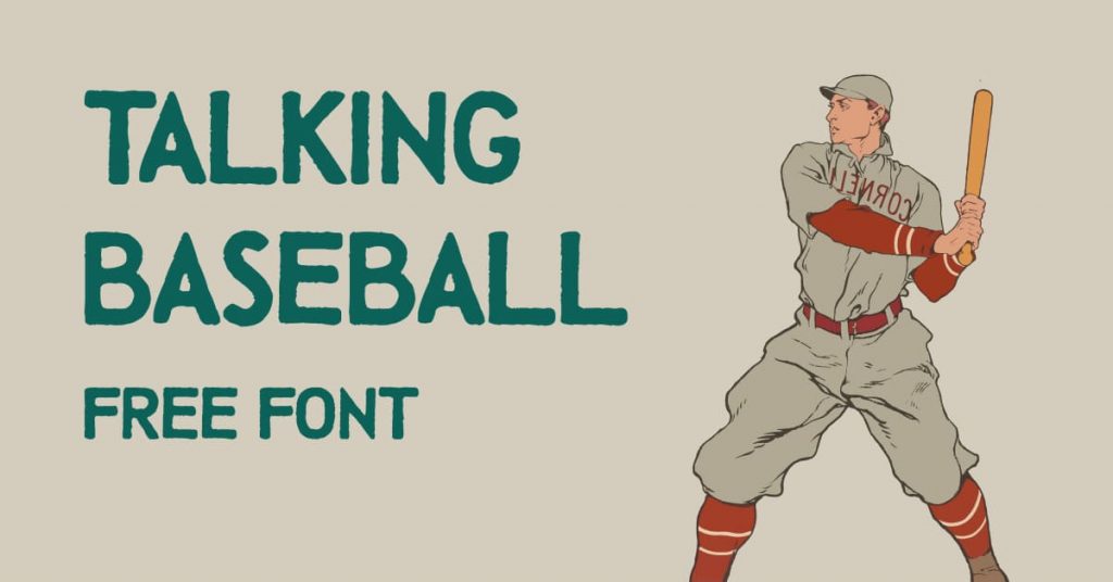 Free Baseball Font Facebook Collage Image by MasterBundles.